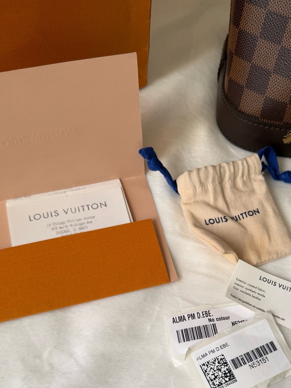 Louis Vuitton Alma PM in Damier Ebene - Picture 15 of 15